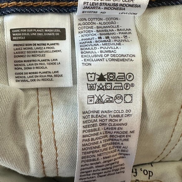 Levi's Men's 514 Straight Fit 32x30 Denim Jeans - Picture 11 of 14